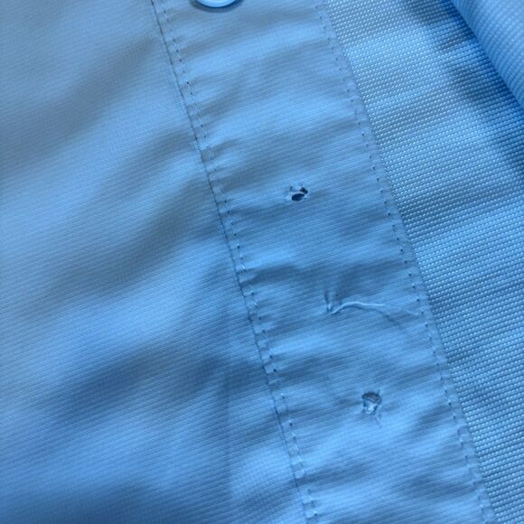 RealTree Fishing Shirt Mens XL Light Blue Button Up Vented Pockets Lightweight - Picture 6 of 16